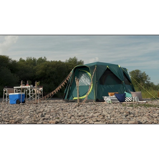 Tent Octagon BlackOut – 8-Person Family Tent – Blackout Interior for Better Sleep