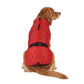 Dog Fur Jacket for Large Dogs (Red - 12-Inch) - Soft, Stretchable Knit Dog Winter Clothes