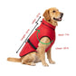 Dog Fur Jacket for Large Dogs (Red - 12-Inch) - Soft, Stretchable Knit Dog Winter Clothes