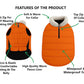 Dog Winter Coat Jacket, Clothes, Windproof, Waterproof, Light Weight, Washable
