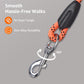 Heavy Duty Reflective Dog Leash 4ft /122 cm Long Nylon Rope Leash with Anti-Slip