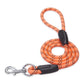 Heavy Duty Reflective Dog Leash 4ft /122 cm Long Nylon Rope Leash with Anti-Slip