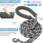 Dog Leash 5FT Long, ½ Inch Thick Reflective Heavy Duty Rope with Anti-Slip