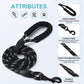 Dog Leash 5FT Long, ½ Inch Thick Reflective Heavy Duty Rope with Anti-Slip