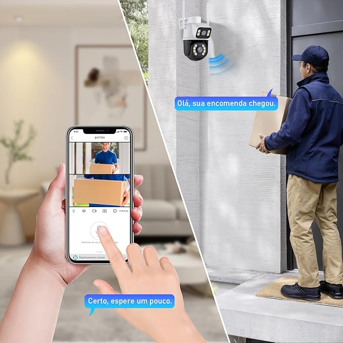 3MP HD Outdoor Security Wireless IP Camera, WiFi Infrared Night Vision Camera