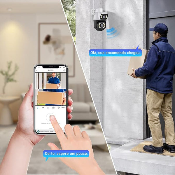 3MP HD Outdoor Security Wireless IP Camera, WiFi Infrared Night Vision Camera