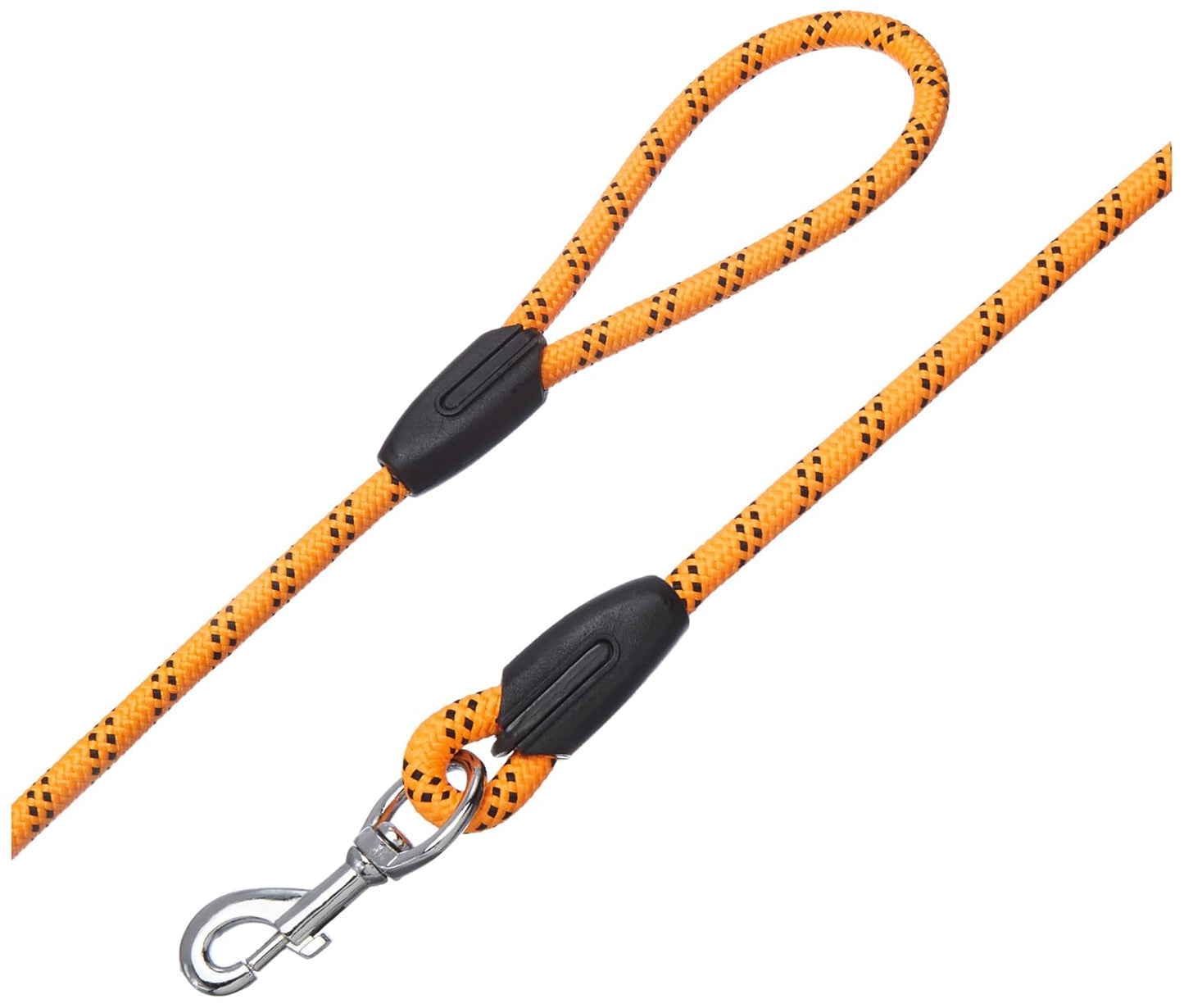 Heavy Duty Reflective Dog Leash 4ft /122 cm Long Nylon Rope Leash with Anti-Slip